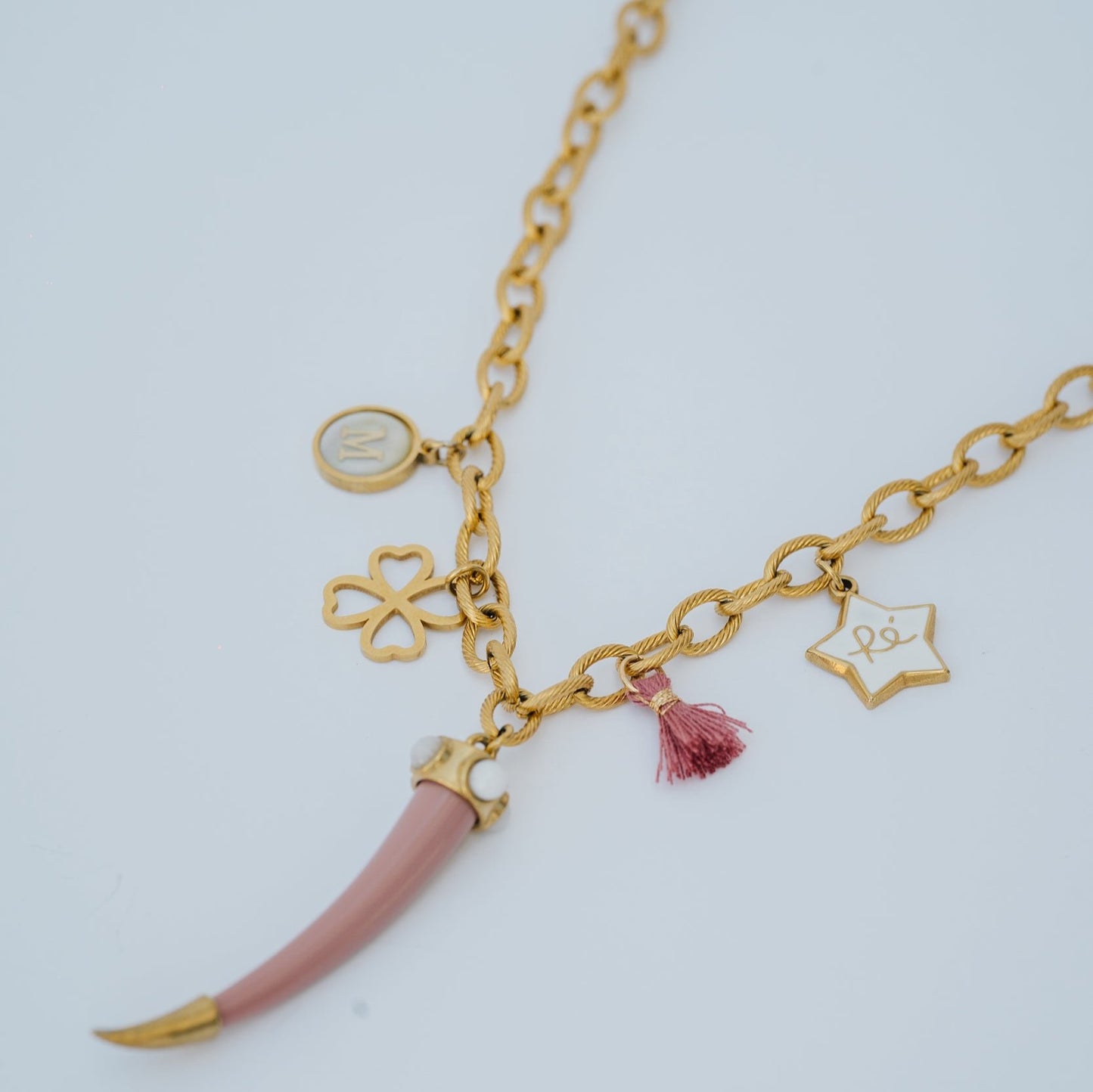 Colar Meus Amuletos Aço Inoxidável