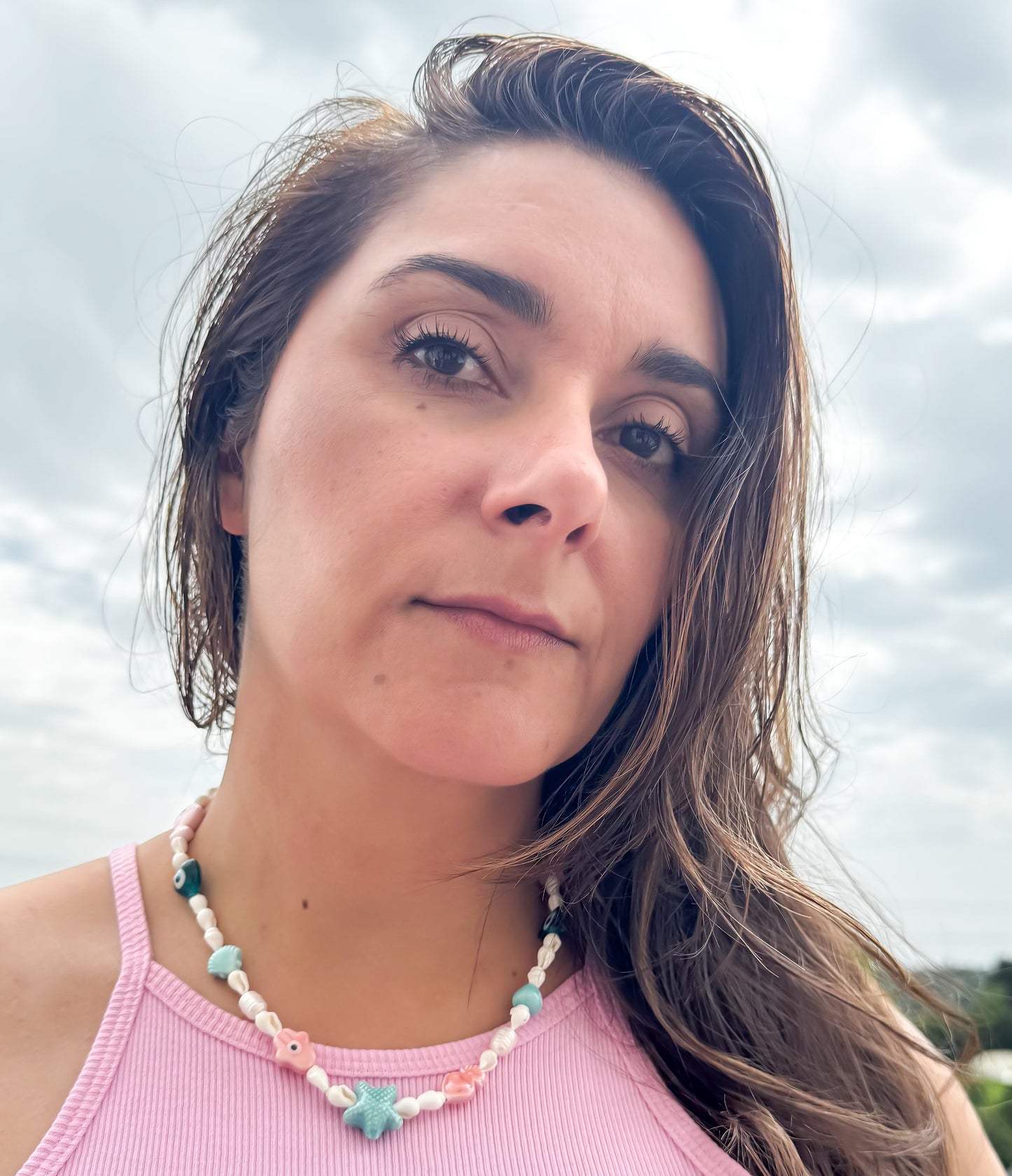 Colar QUERO VOLTAR PARA A ILHA