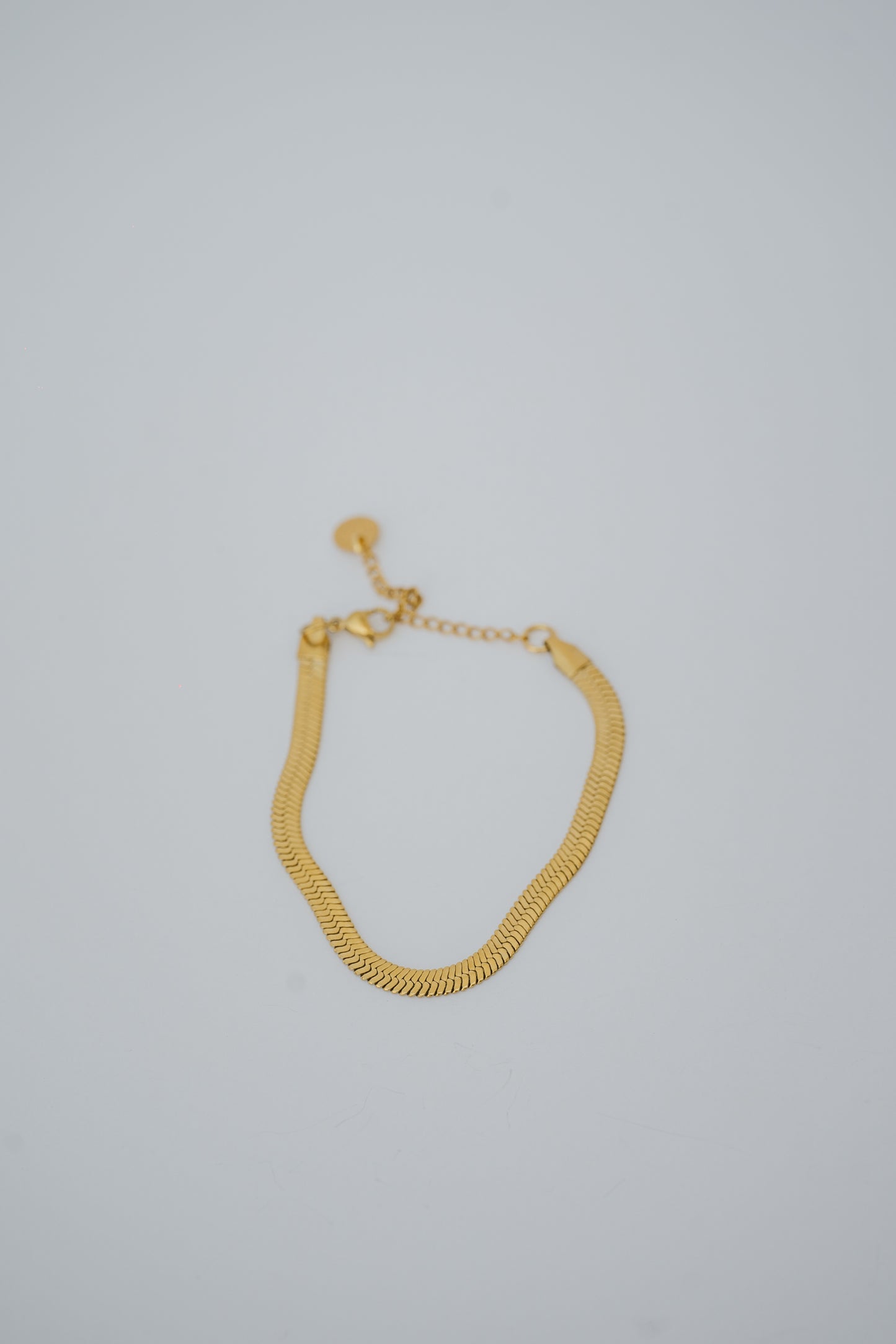 Pulseira Aço Inoxidavel Malha Chapada