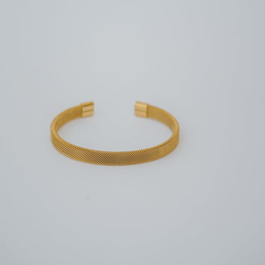 Pulseira Aço Inoxidável Rendilhada